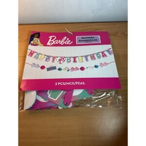 Barbie® Dream Together Happy Birthday Banner 2-Pcs 6 Feet NEW